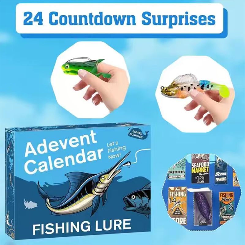 Mens Grooming Advent Calendar - Leurre de pêche calendrier de l'avent