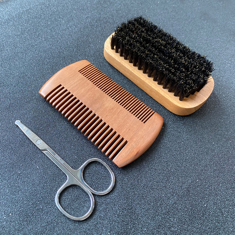 Men'S Grooming Bag - Ensemble de toilettage pour barbe pour