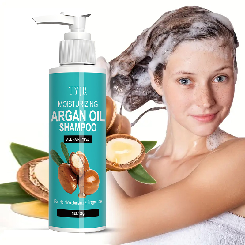 Men'S Grooming Oil - Shampoo à l'huile d'argan marocaine, contenant