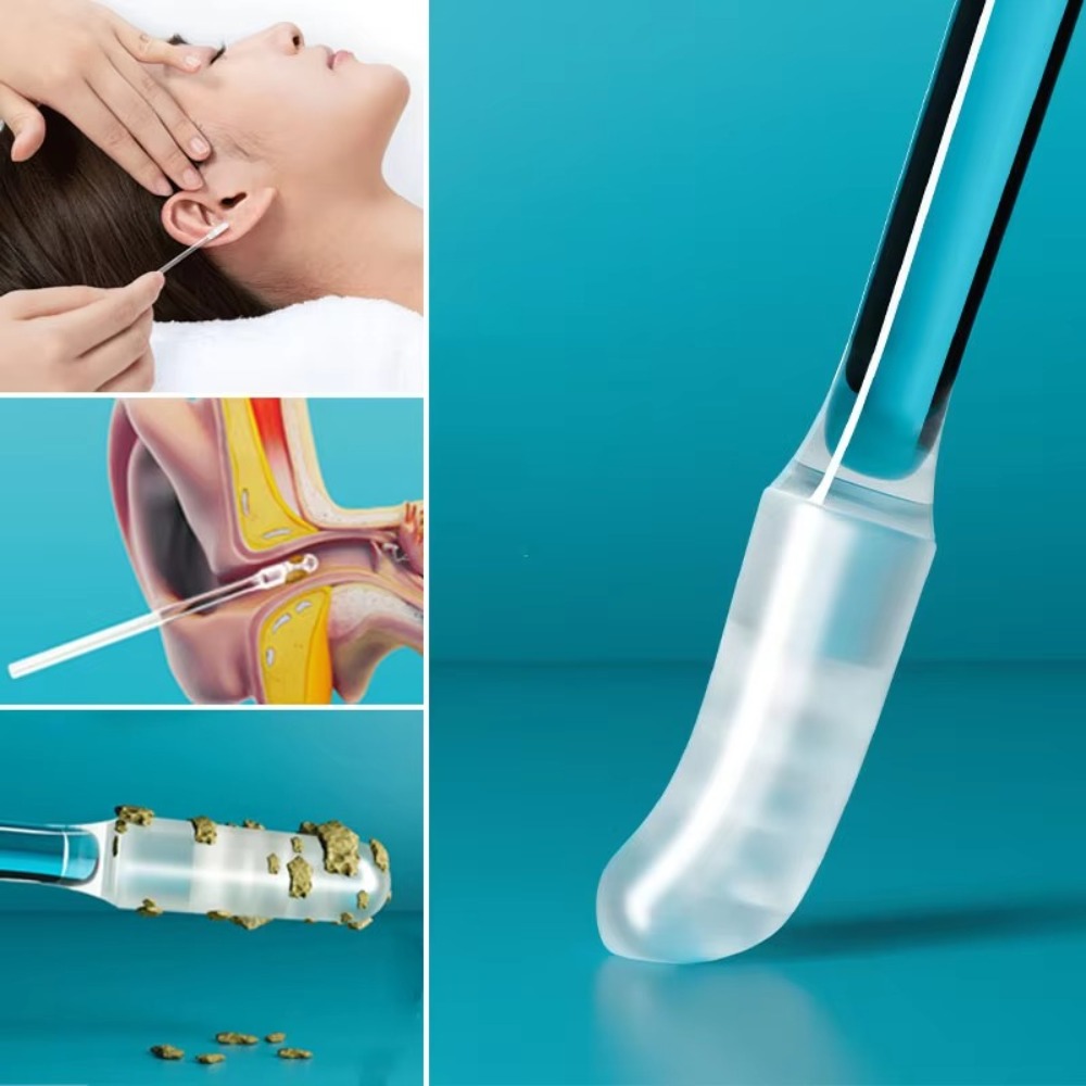 Ear Wax Remover - 24 pièces/boîte petits/grands écouvillons d'oreille collants