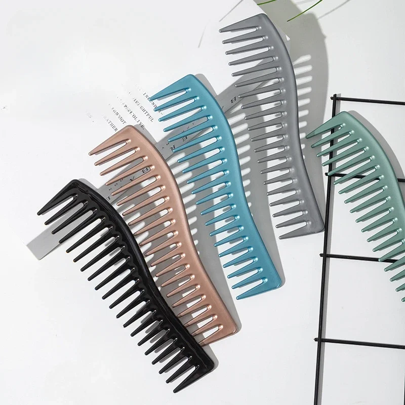 Men'S Grooming Oil - Peigne à cheveux bouclés en plastique