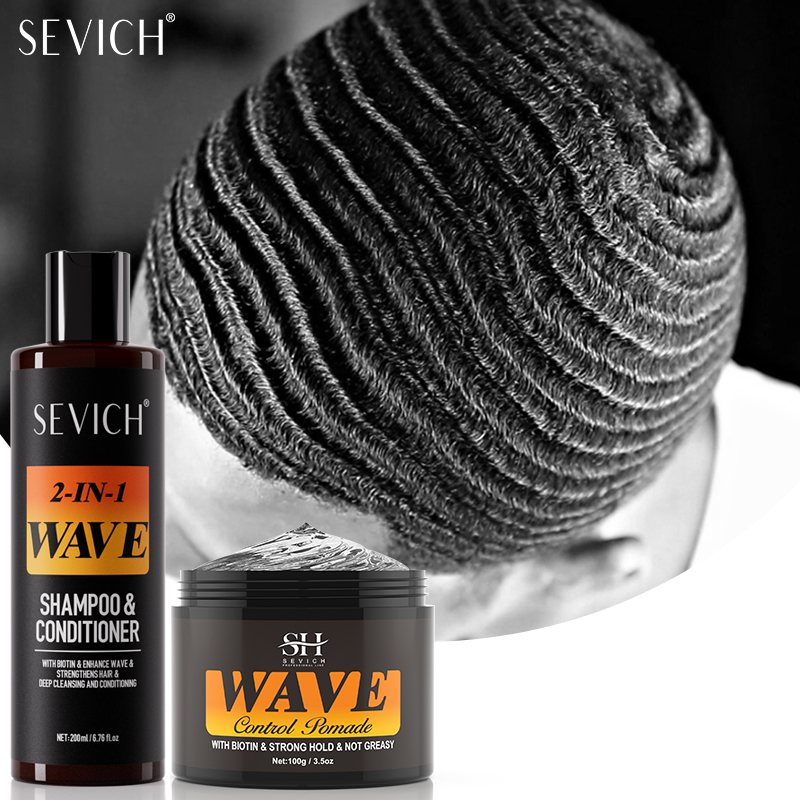 Men'S Grooming Gel - Kit de shampoing pommade pour contrôle