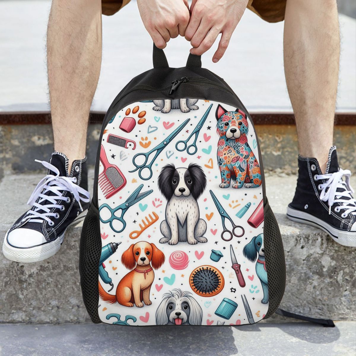 Men'S Grooming Bag - Sac à dos imprimé pour toilettage