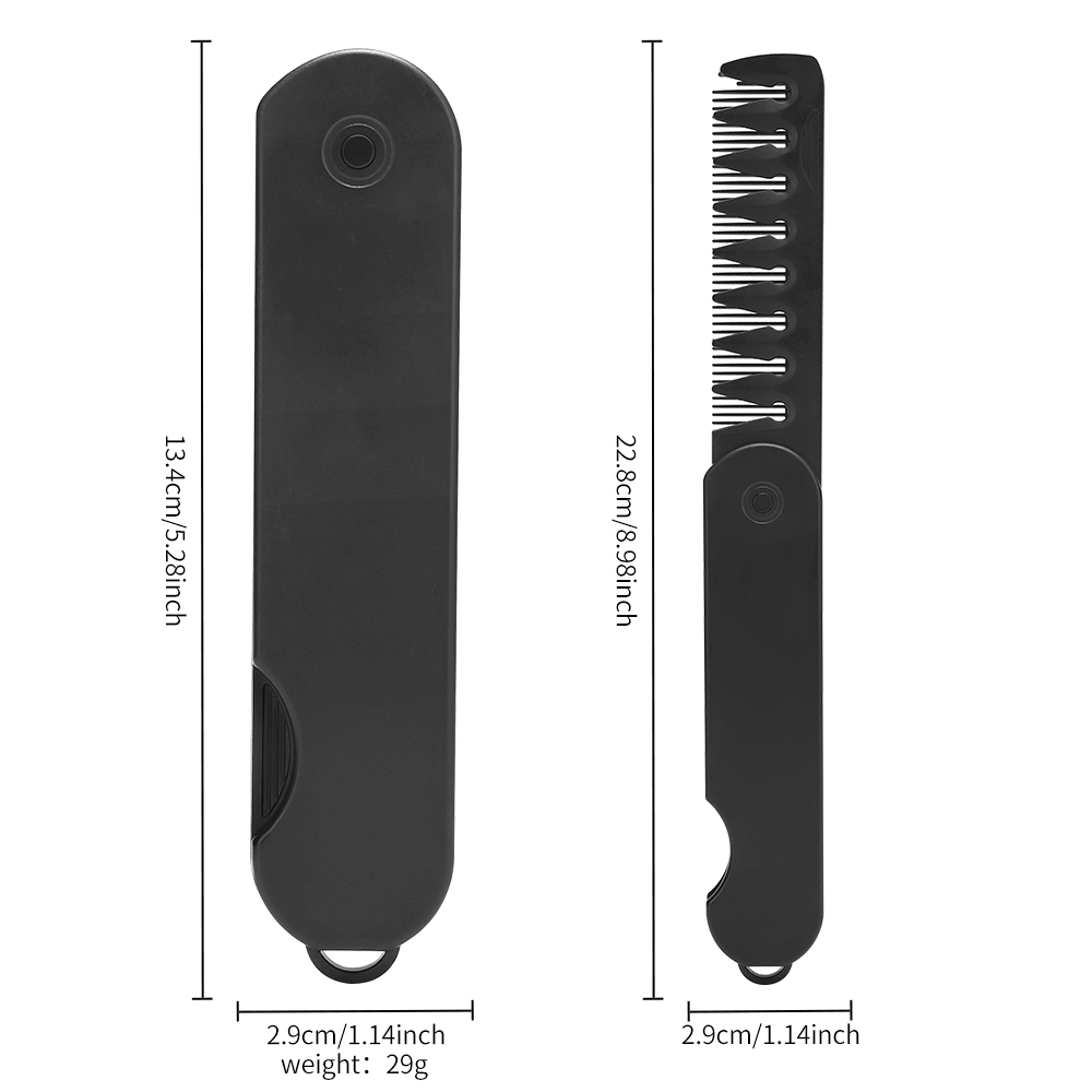 Peigne de poche pliant en plas - Men'S Grooming Oil avis et prix