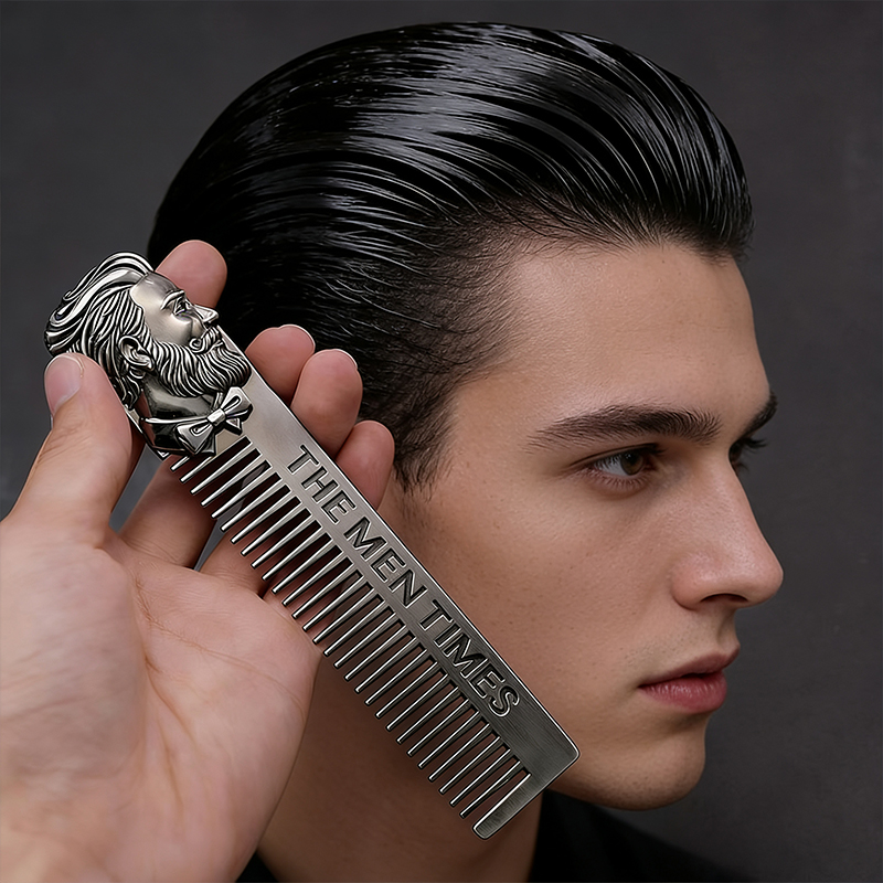 Peigne à cheveux vintage en mé - Men'S Grooming Oil avis et prix