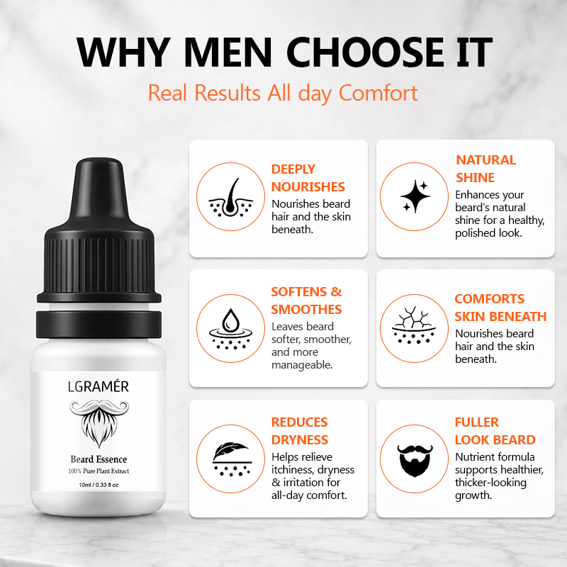 Sérum de croissance de la barb - Men'S Grooming Oil avis et prix
