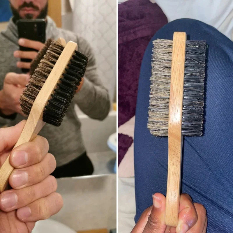 Brosse à barbe avec manche en  - Men'S Grooming Oil avis et prix