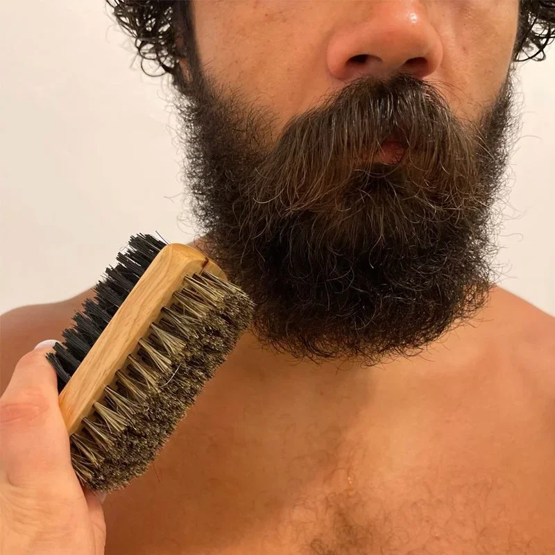 Brosse à barbe avec manche en  - Men'S Grooming Oil avis et prix