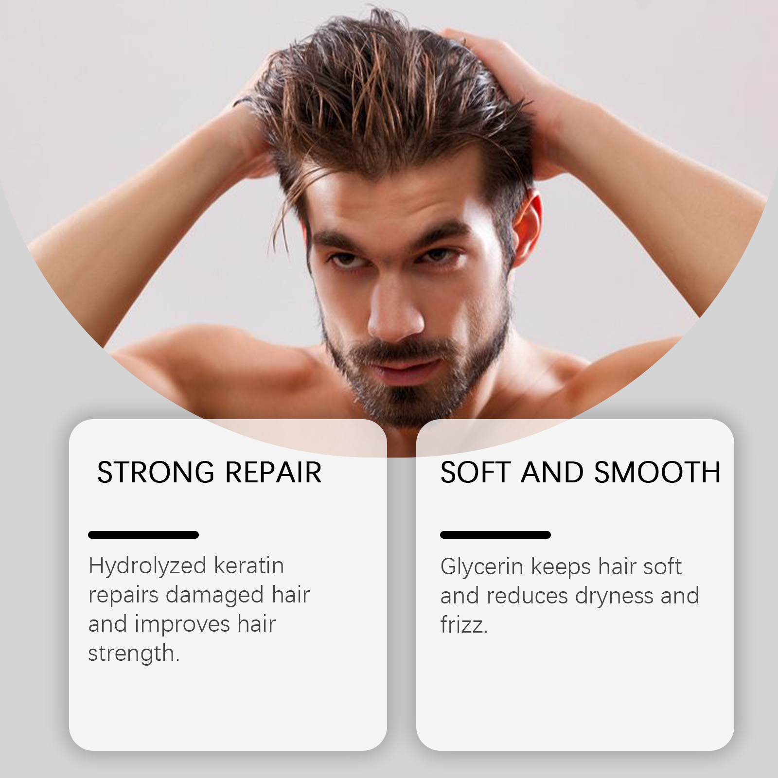 Crème coiffante à la kératine, - Men'S Grooming Gel avis et prix