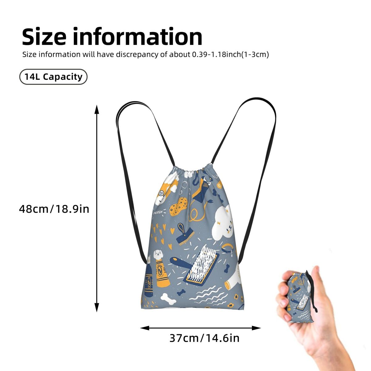 Sacs à dos à motif canin pour  - Men'S Grooming Bag avis et prix